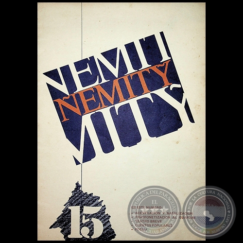 ÑEMITY N° 15 - Revista Bilingüe de Cultura - 1987